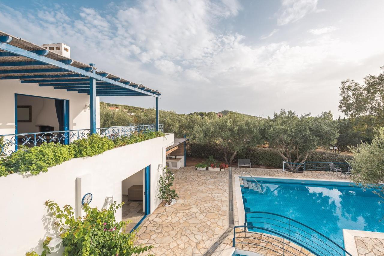 Summer Villa Pasiphae Private Pool - Bbq -Beach 2Min Сунион Экстерьер фото