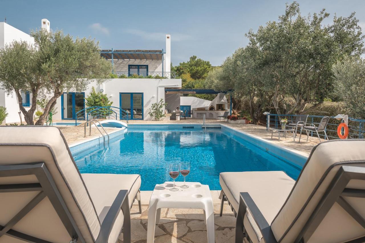 Summer Villa Pasiphae Private Pool - Bbq -Beach 2Min Сунион Экстерьер фото