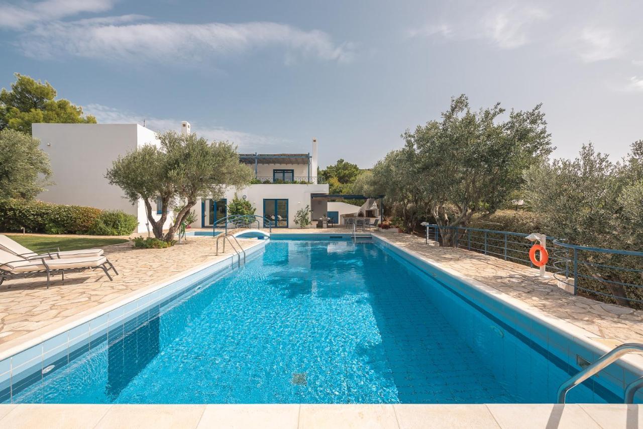 Summer Villa Pasiphae Private Pool - Bbq -Beach 2Min Сунион Экстерьер фото