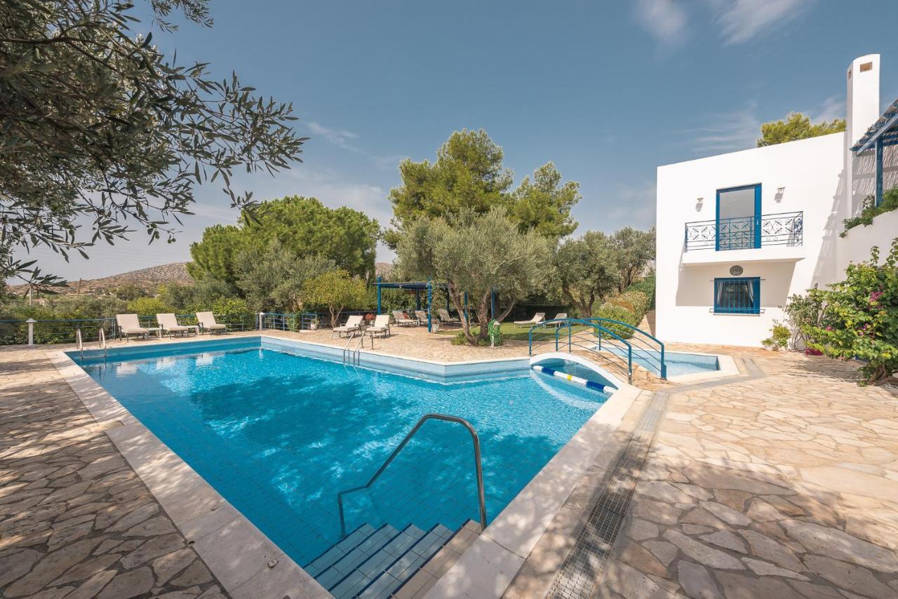 Summer Villa Pasiphae Private Pool - Bbq -Beach 2Min Сунион Экстерьер фото